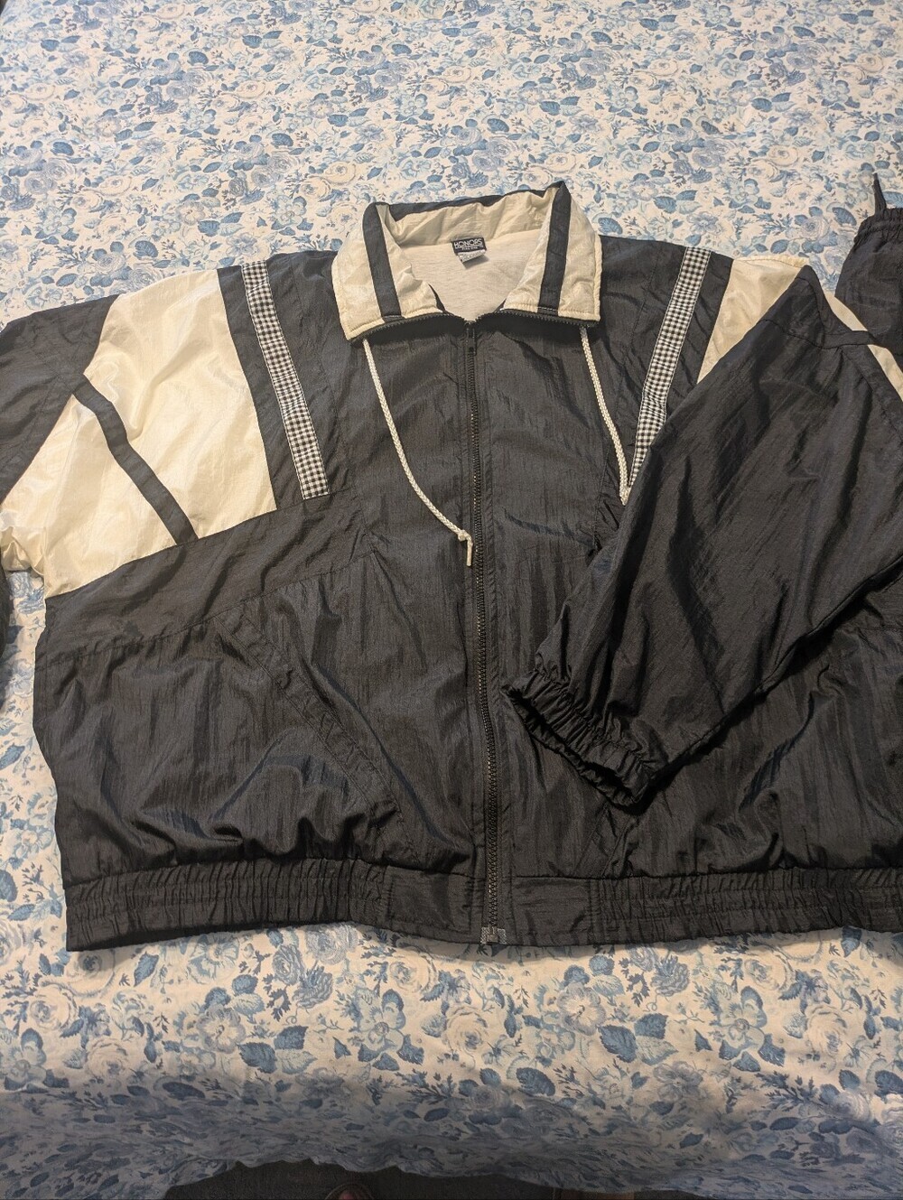 Vintage Black and White Women's Track Suit